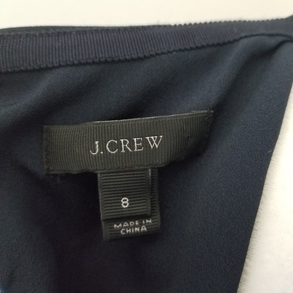 Classic Navy Scallop J Crew Dress - Picture 7 of 8